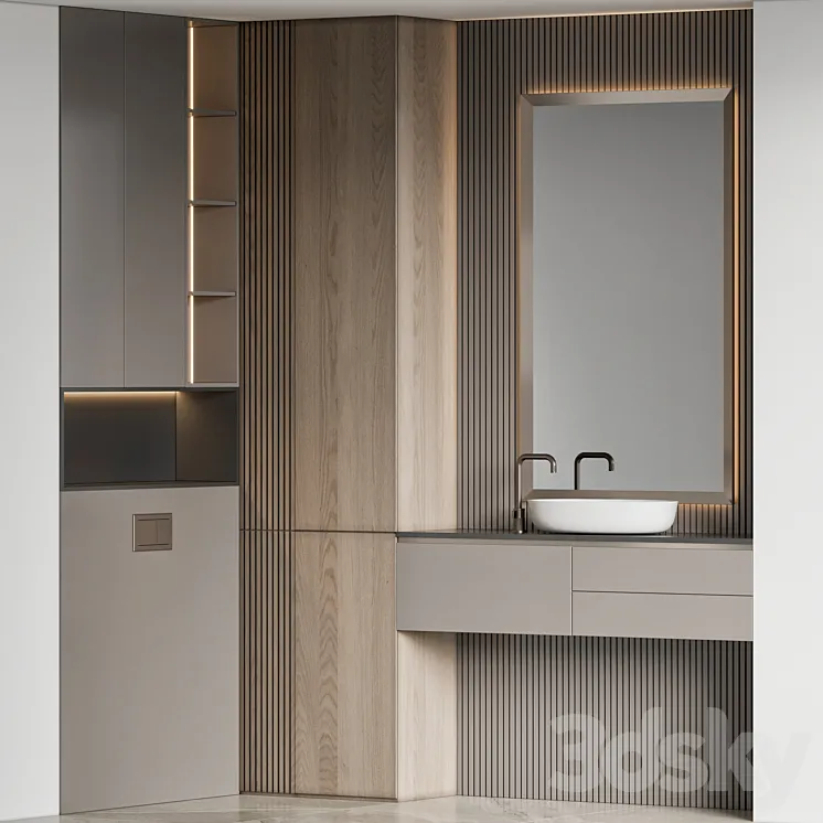 Bathroom Furniture 45 3DS Max Model