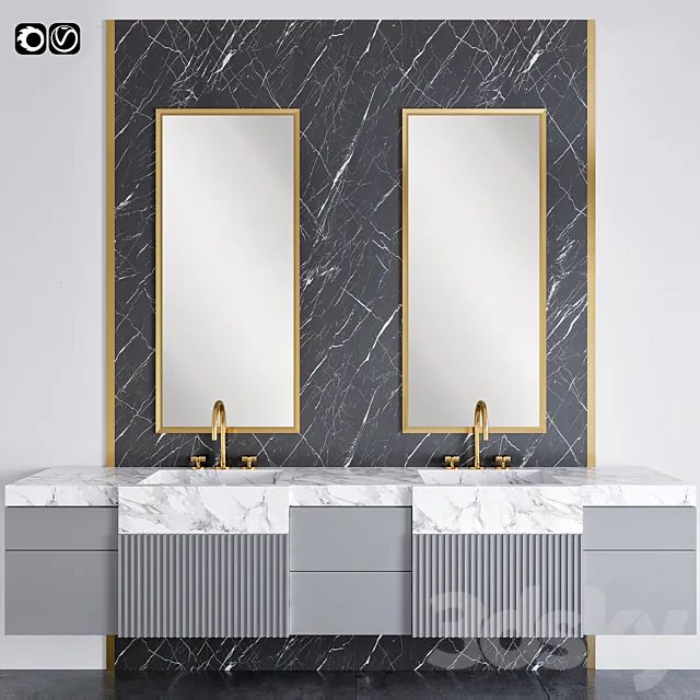 Bathroom furniture 5 3ds Max