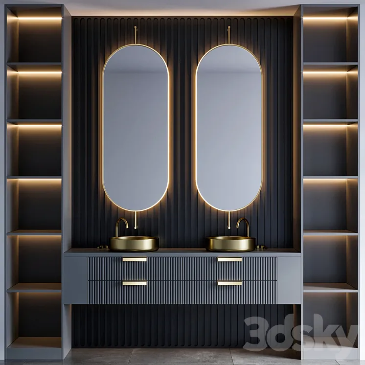 bathroom furniture 63 3DS Max Model
