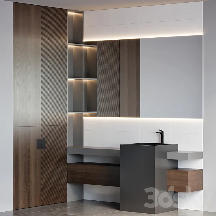 bathroom furniture 84 3DS Max Model