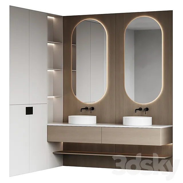 Bathroom furniture 85 3ds Max