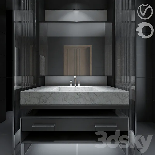 Bathroom Furniture 9 3ds Max