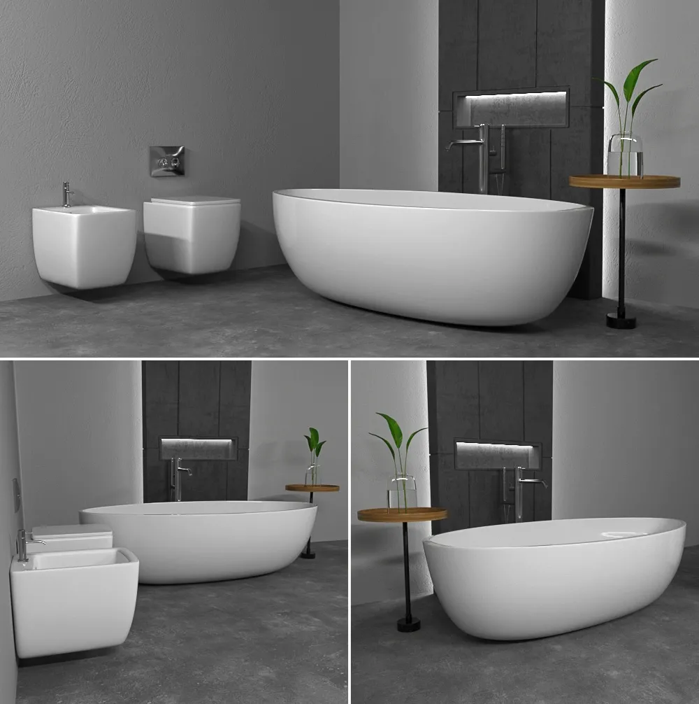 bathroom – Furniture bathroom 3 3ds Max