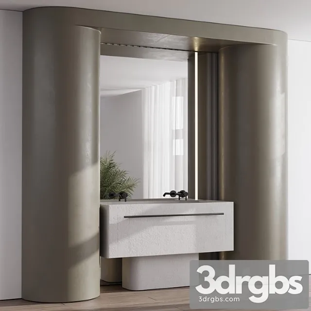 Bathroom Furniture By Inbani Faucet Set 60 3dsmax Download