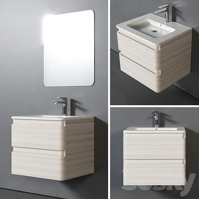 Bathroom Furniture Coria 60cm 3ds Max