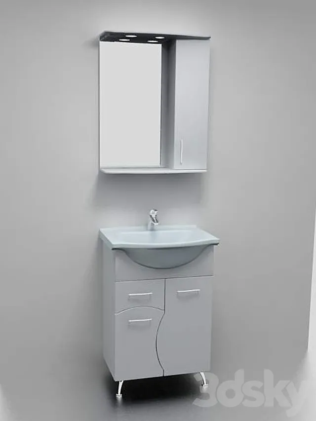 Bathroom furniture DIANA 60 3ds Max