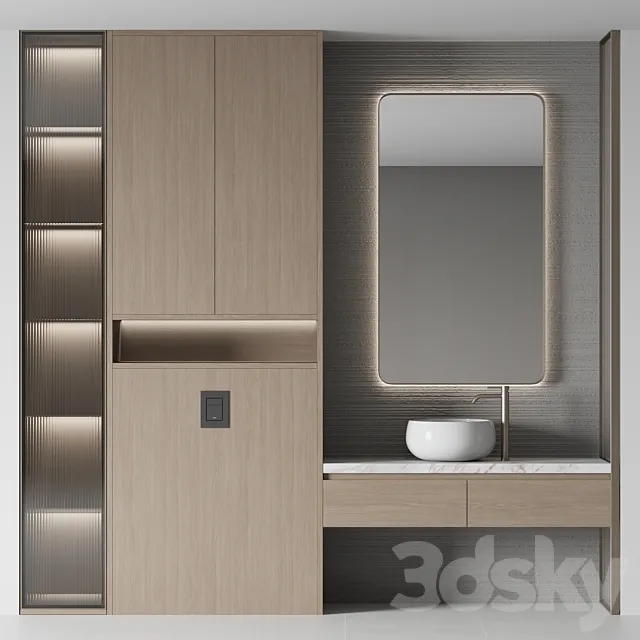 Bathroom furniture №22 3DS Max Model