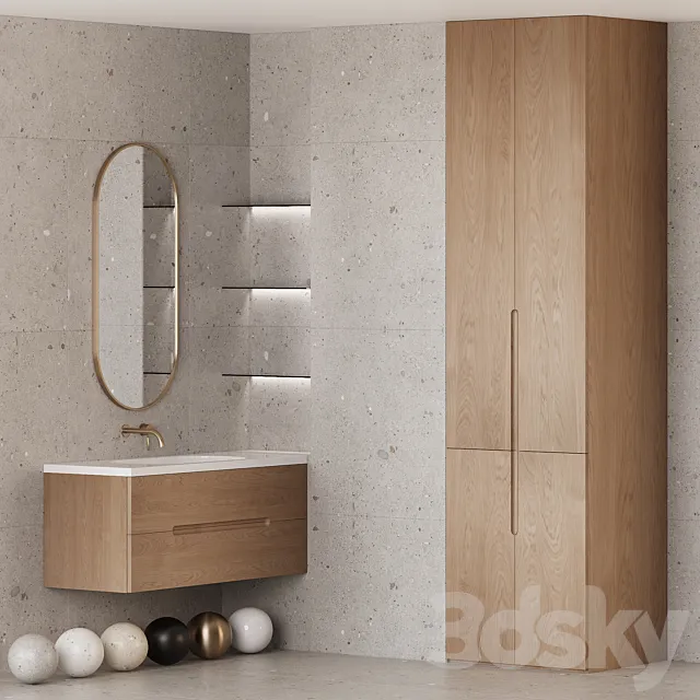 Bathroom furniture EGO 3DS Max Model