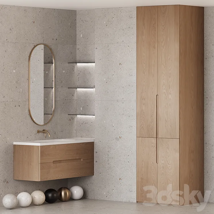 Bathroom furniture EGO 3DS Max Model