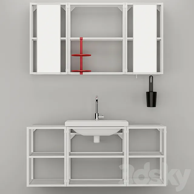 Bathroom furniture ENHET ENHET 3DS Max Model