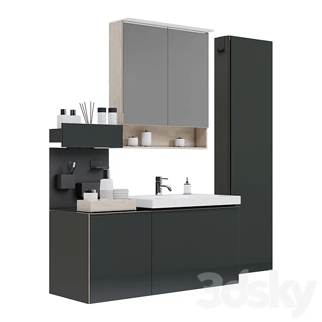 Bathroom furniture KERAMAG ACANTO 3DS Max Model