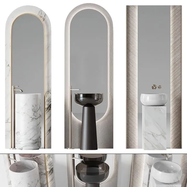 Bathroom furniture No. 29 3dsMax Model