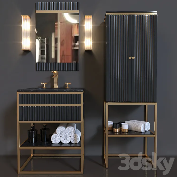 Bathroom furniture OASIS Luxury Collection Academy House 3DS Max