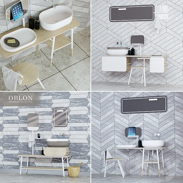 Bathroom furniture Obolon 3ds Max