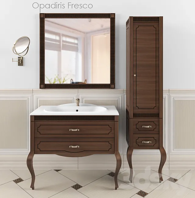 Bathroom furniture Opadiris Fresco 3DS Max Model