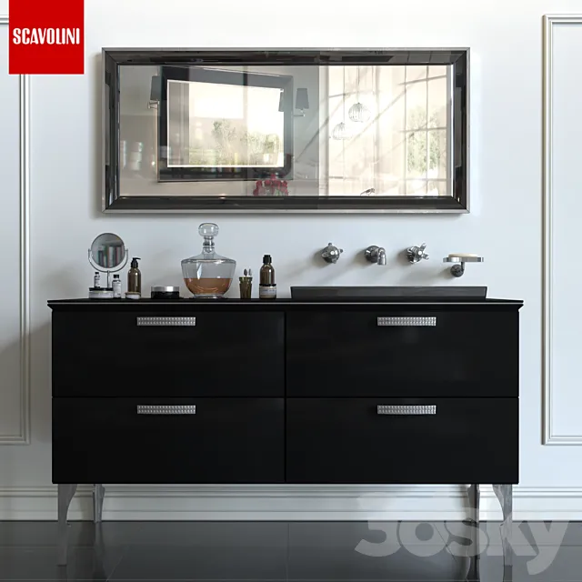 Bathroom furniture Scavolini Magnifica 3ds Max