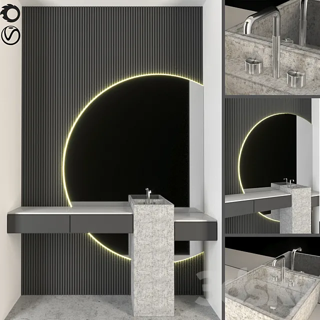 Bathroom Furniture03 3ds Max