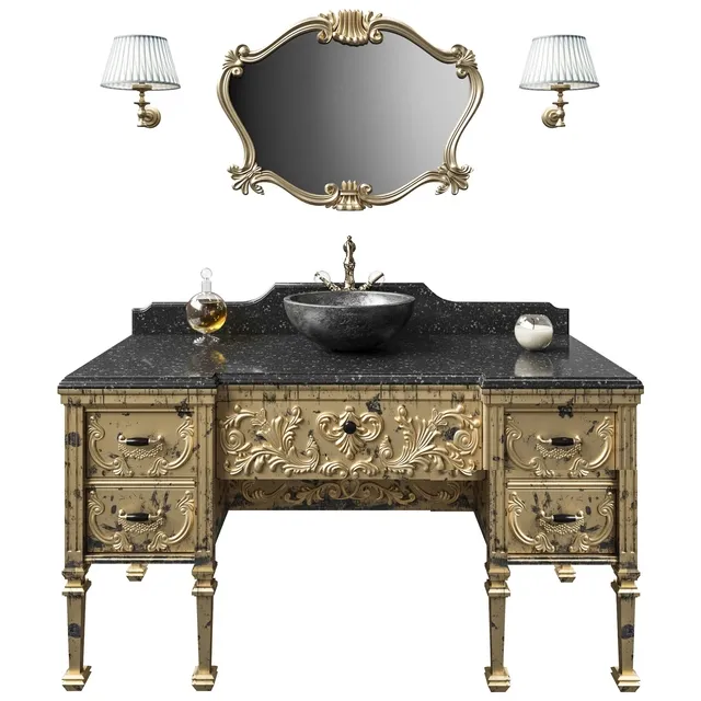 bathroom – GAIA IMPERO washbasin 02 3ds Max