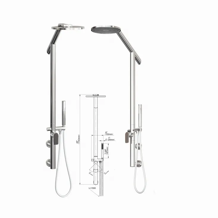 bathroom – Graff Shower set 5115010 Sento  Series 3ds Max