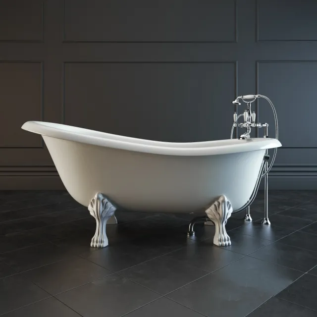 bathroom – GROHE bathtub 78 3ds Max