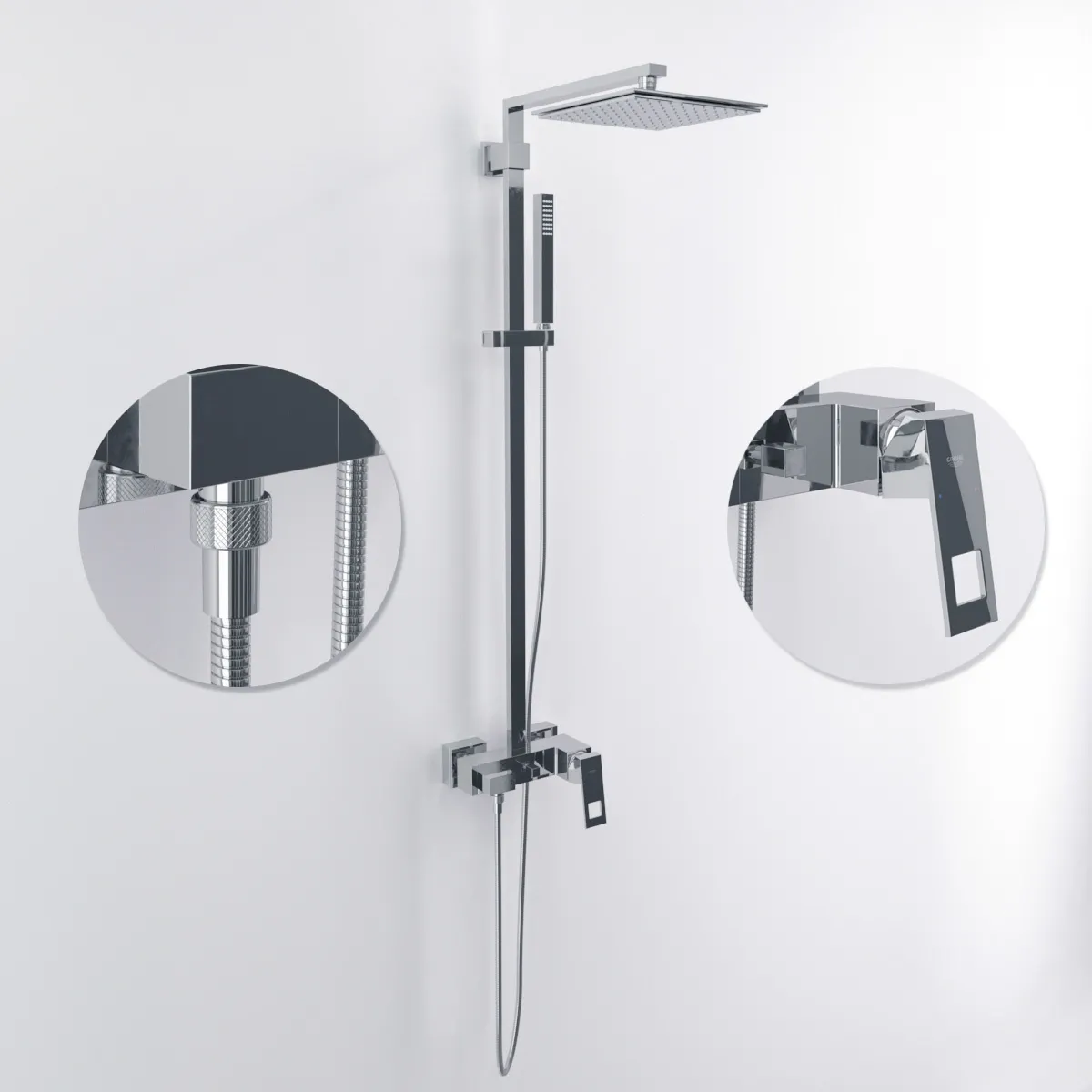 bathroom – Grohe Euphoria Cube XXL System 230 3ds Max