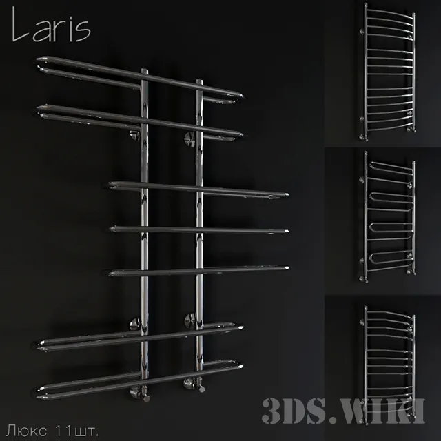 bathroom – Heated towel rail Laris collection Lux 3ds Max