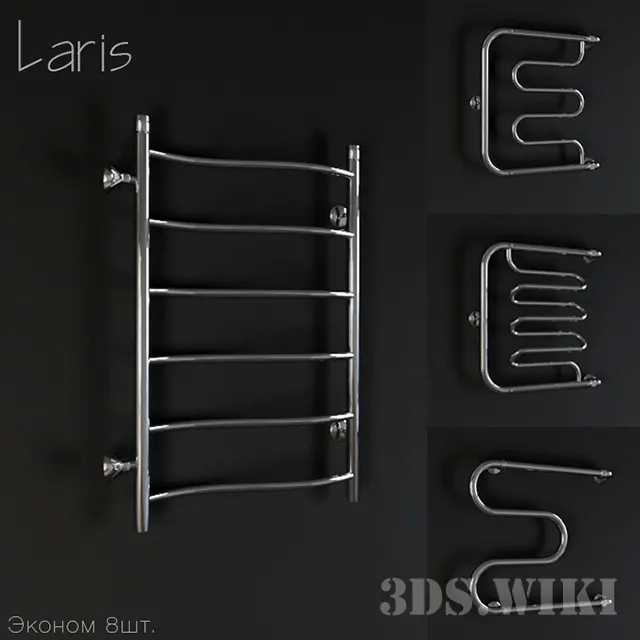 bathroom – Heated towel rail Laris Economy collection 3ds Max