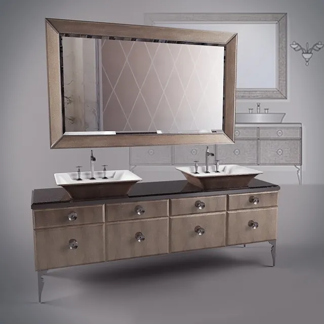 bathroom – HILTON MAJESTIC vanity for bathroom 3ds Max
