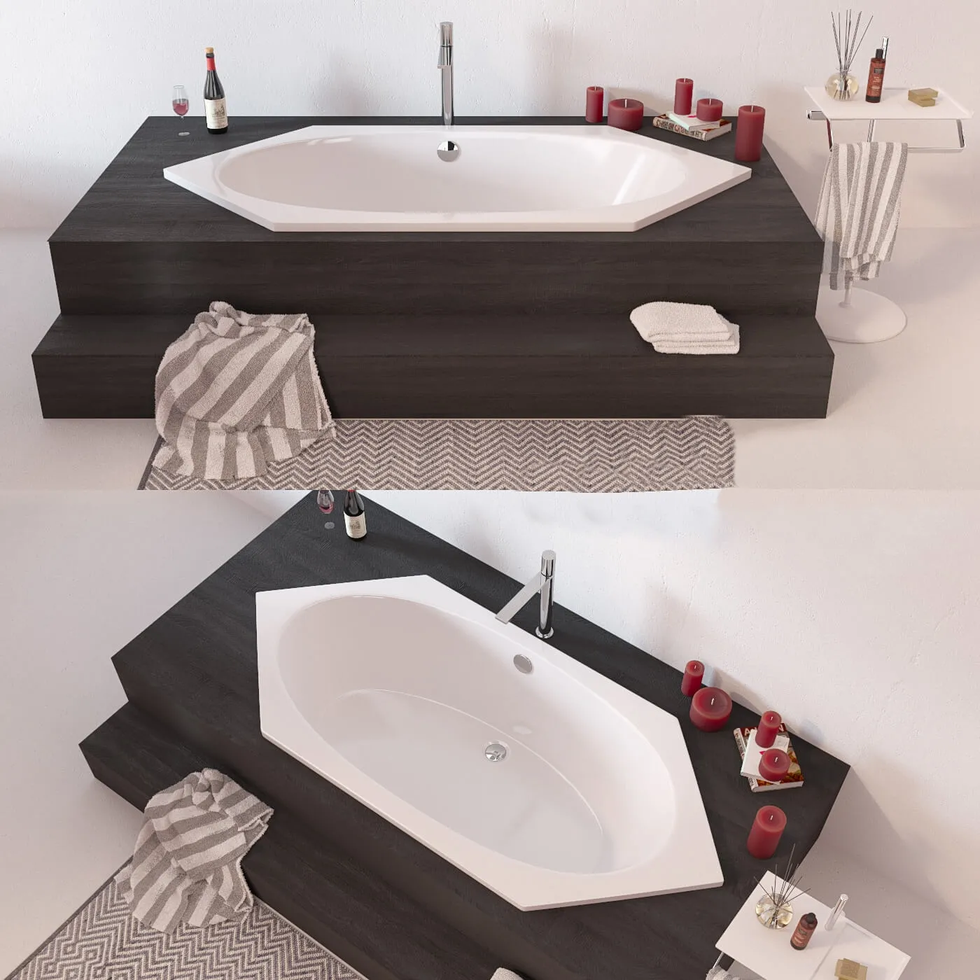 bathroom – HOESCH bathrooms decor set 3ds Max