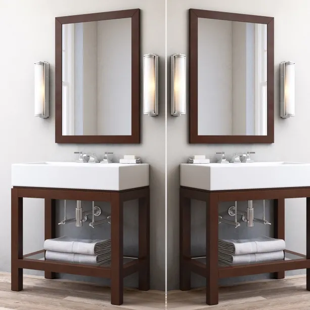 bathroom – Hutton single console  washstand 3ds Max
