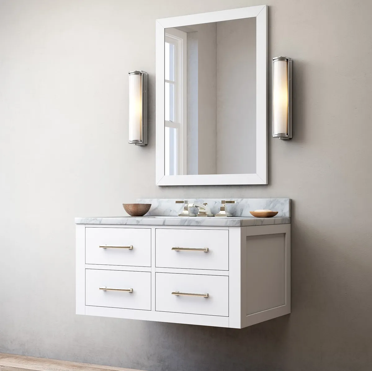 bathroom – Hutton single floating vanity 3ds Max