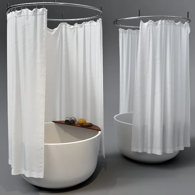 bathroom – Inbani Origin bath 3ds Max