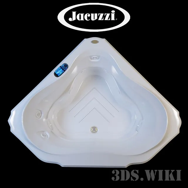 bathroom – Jacuzzi BELLAVISTA CORNER BATH MODEL 3ds Max