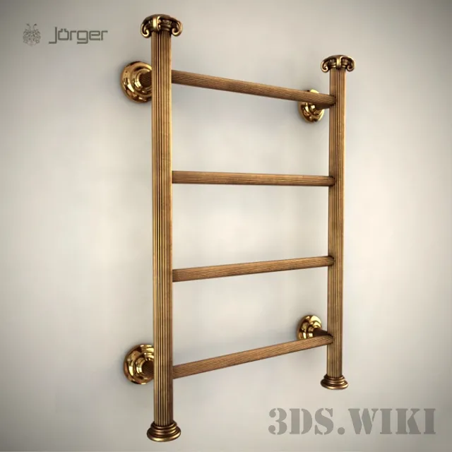 bathroom – Jorge heated towel rail 3ds Max