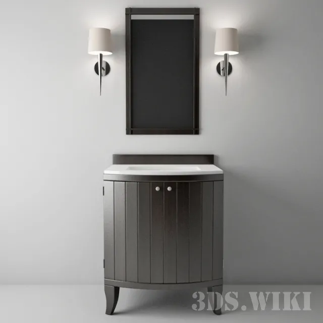 bathroom – Kallista Barbara bathroom furniture 3ds Max