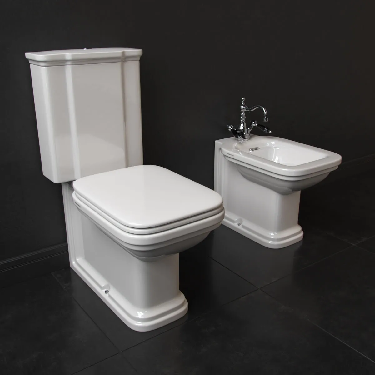 bathroom – Kerasan Waldorf 2 3ds Max
