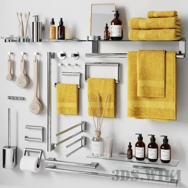 bathroom – KEUCO PLAN set 2 3ds Max