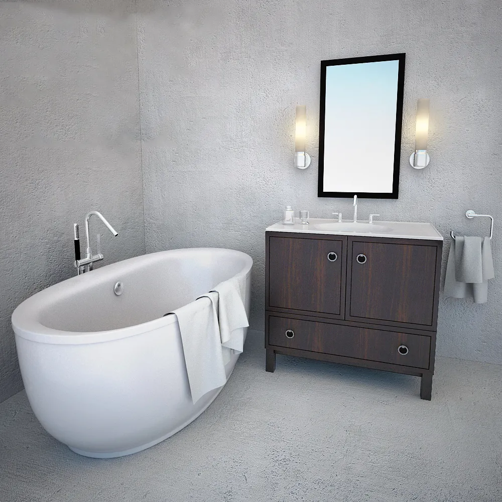 bathroom – Kohler bathroom furniture 08 3ds Max