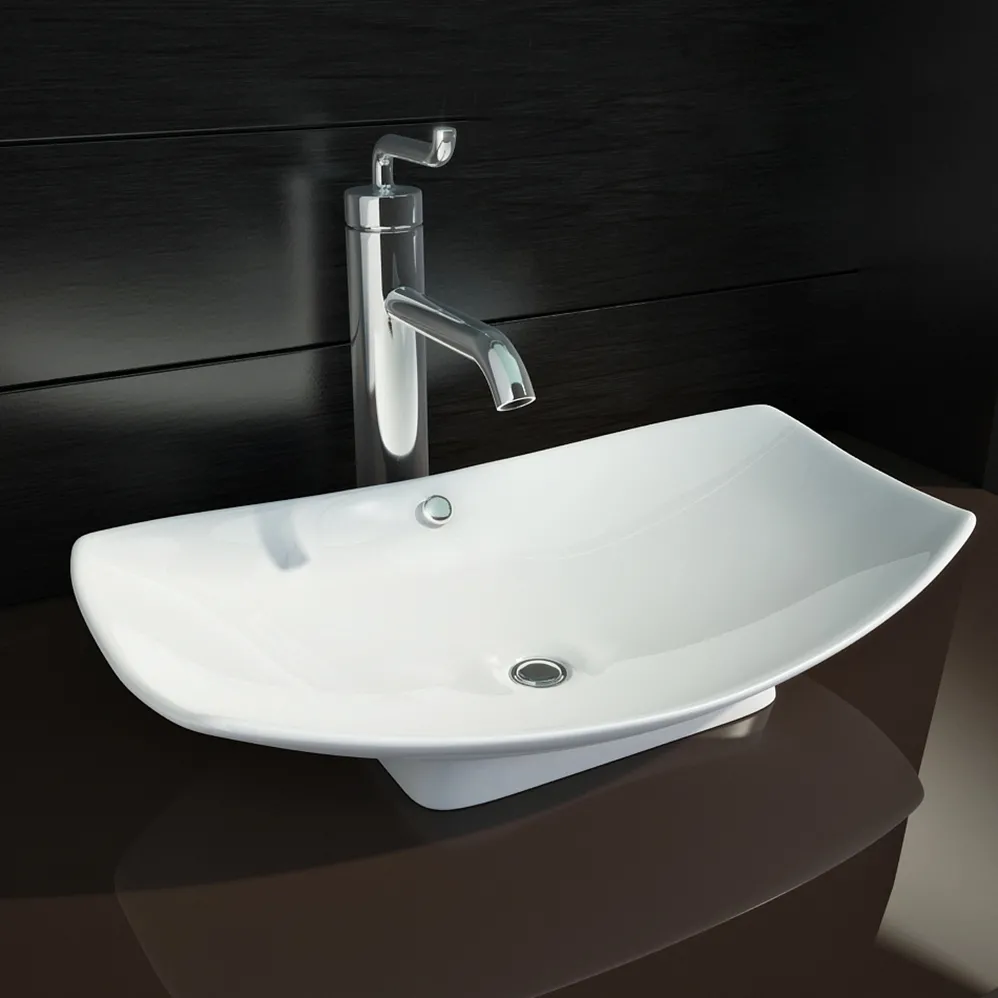 bathroom – Kohler Leaf+Kohler Purist washbasin 3ds Max