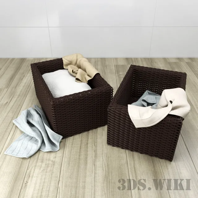 bathroom – Laundry baskets 3ds Max