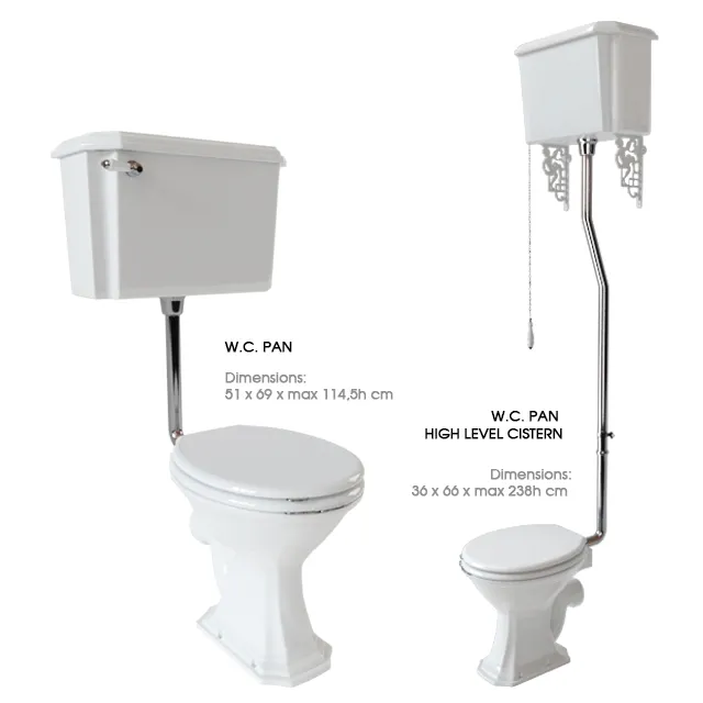 bathroom – Oxford toilet bowl 3ds Max