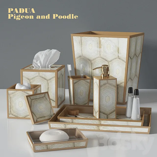Bathroom PADUA Pigeon and Poodle 3DSMax File