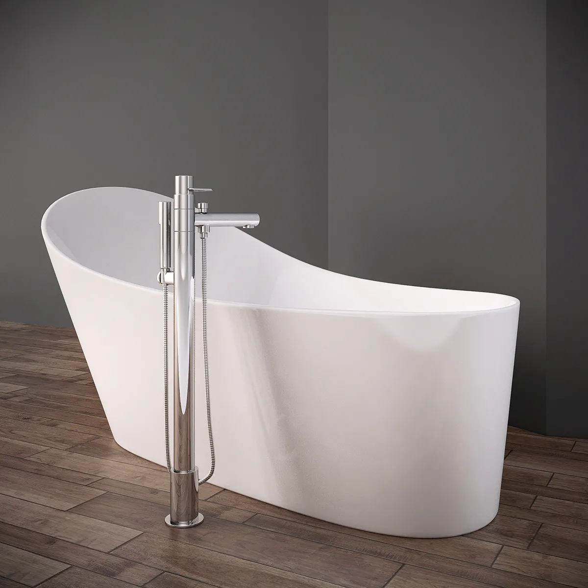 bathroom – Palomba Laufen bathtub 2 3ds Max