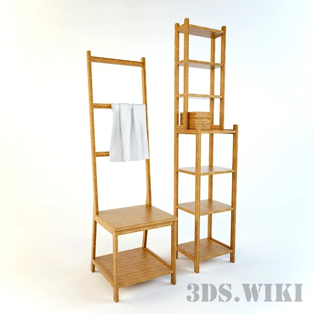 bathroom – Rack IKEA ROGRUND 3ds Max