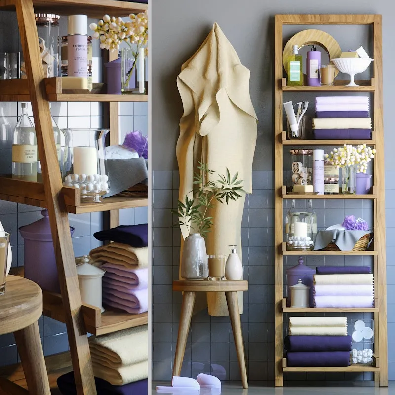 bathroom – Rack in the bathroom 3 3ds Max