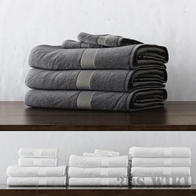 bathroom – RH TOWELS 802 Gram Turkish Towel Collection 3ds Max
