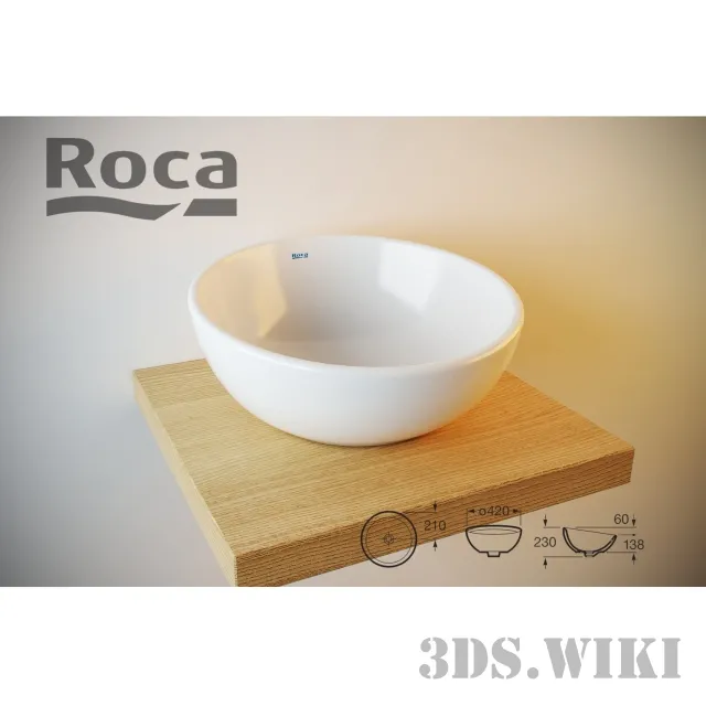 bathroom – Roca Bol washbasin 3ds Max