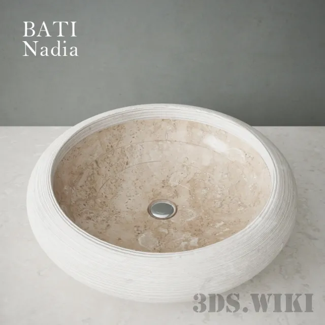 bathroom – Round beautiful sink 3ds Max