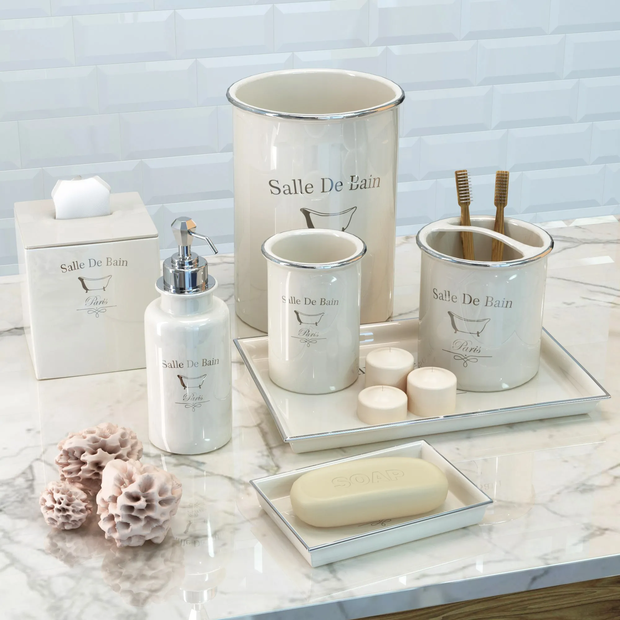 bathroom – Salle De Bain bathroom accessories 3ds Max