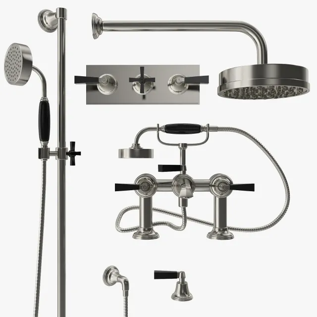 bathroom – Samuel Heath – Style modern mixer filler and shower 3ds Max